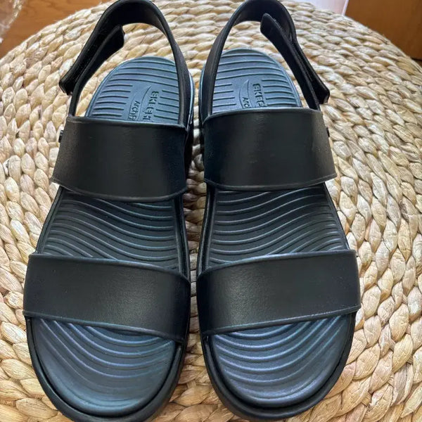 [BUNJANG] Skechers Archfit Platform Sandals Black / 최상퀄)스케쳐스 샌들 블랙