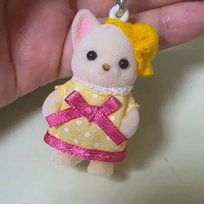 [BUNJANG] Sylvanian Families Fox Keychain Doll / 실바니안 패밀리 키링 인형 여우