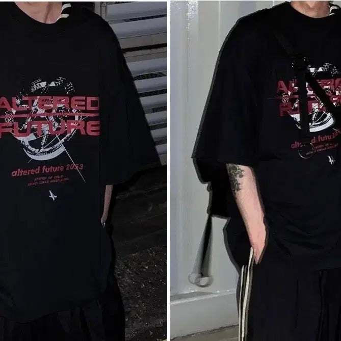 [BUNJANG] Altered Future Graphic Oversized Short-Sleeve T-Shirt / 얼터드퓨쳐/muf-gpt-01