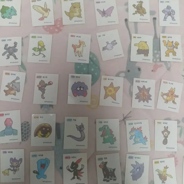 [BUNJANG] Pokemon Stickers Bundle / 포켓몬 띠부실 140개쯤 8에 팝니다
