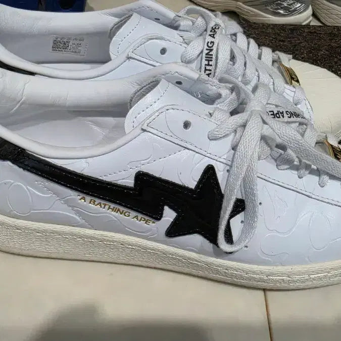 [BUNJANG] Adidas x Bape Superstar White JR2701 / [270] 아디다스 x 베이프 슈퍼스타 화이트 JR2701