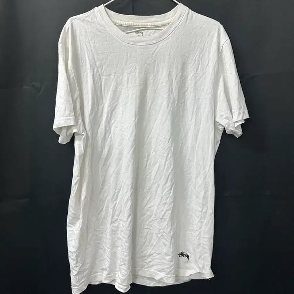 [BUNJANG] Stussy Basic Logo Short Sleeve T-Shirt White / 스투시 반팔티 화이트