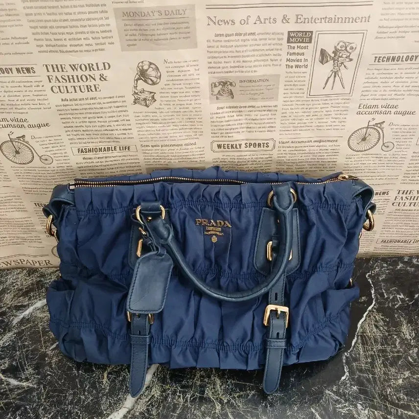 [BUNJANG] Prada Shirring Shoulder Bag / 명품 가방 판매합니다