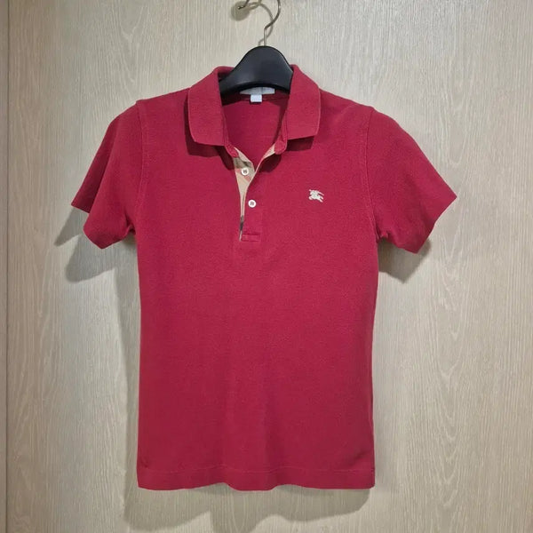 [BUNJANG] Burberry Red Shirt - Size S / 버버리 셔츠 레드사이즈S