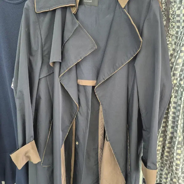 [BUNJANG] TIME POSTMODERN Women's Trench Coat / 여성 브랜드 타임(TIME POSTMODERN) 트렌치코트