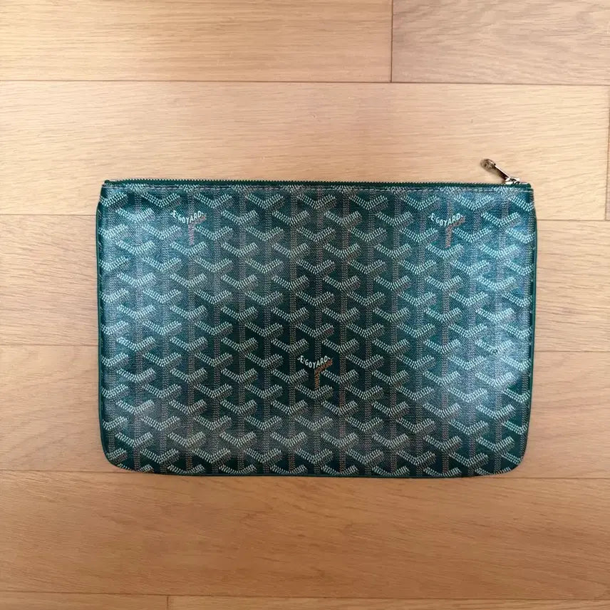 [BUNJANG] Goyard Saint Louis Clutch MM Green / 고야드 세나 클러치