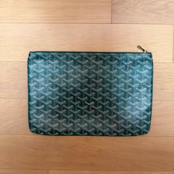 [BUNJANG] Goyard Saint Louis Clutch MM Green / 고야드 세나 클러치