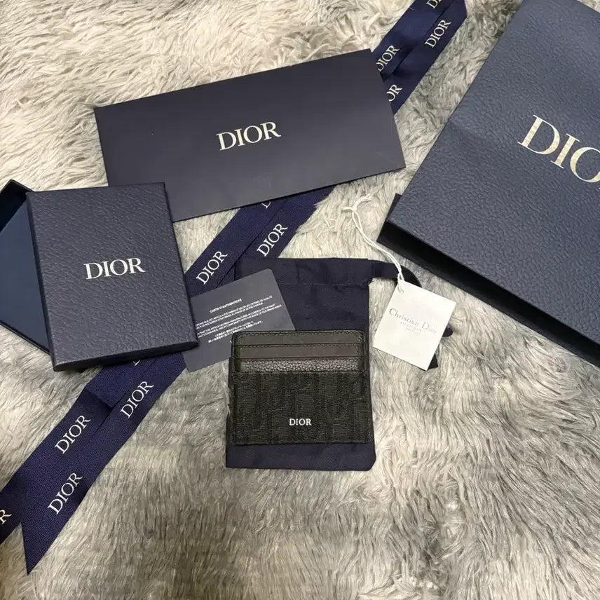 [BUNJANG] Dior Oblique Card Holder Full Set / [풀구성/새상품급]디올 오블리크 카드지갑