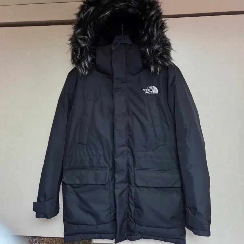 [BUNJANG] The North Face Genuine Hood Fur Goose Down Padding L / 노스페이스 정품 후드 퍼 구스패딩 100