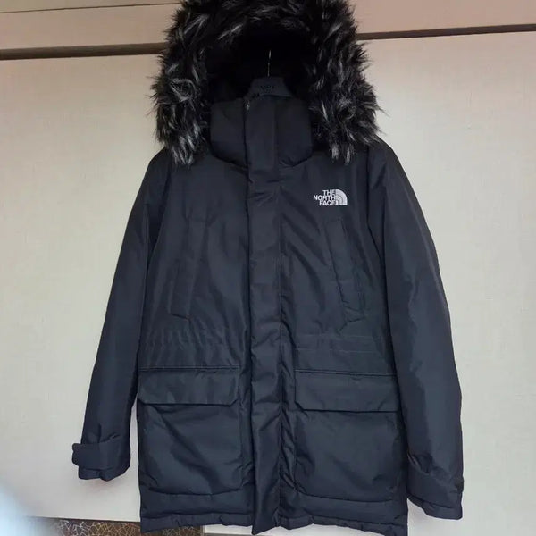 [BUNJANG] The North Face Genuine Hood Fur Goose Down Padding L / 노스페이스 정품 후드 퍼 구스패딩 100