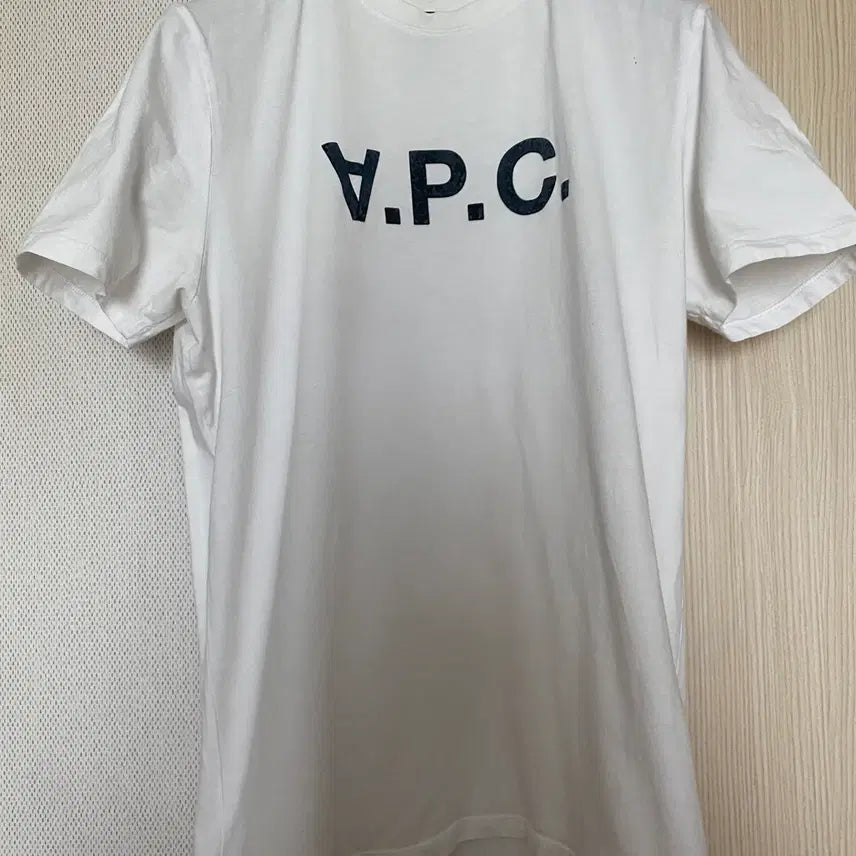 [BUNJANG] APC Velvet T-Shirt White XL / (오케이몰 정품) APC 벨벳 반팔 화이트 XL