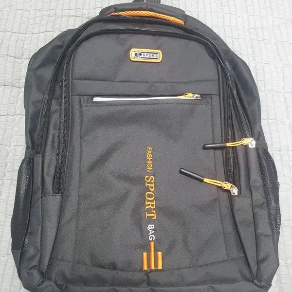 [BUNJANG] Black Sports Backpack / 블랙 스포츠 백팩