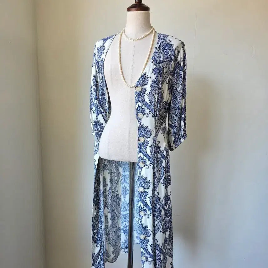 [BUNJANG] Paisley Pattern Long Dress / 세일)페이즐리 패턴 롱 원피스