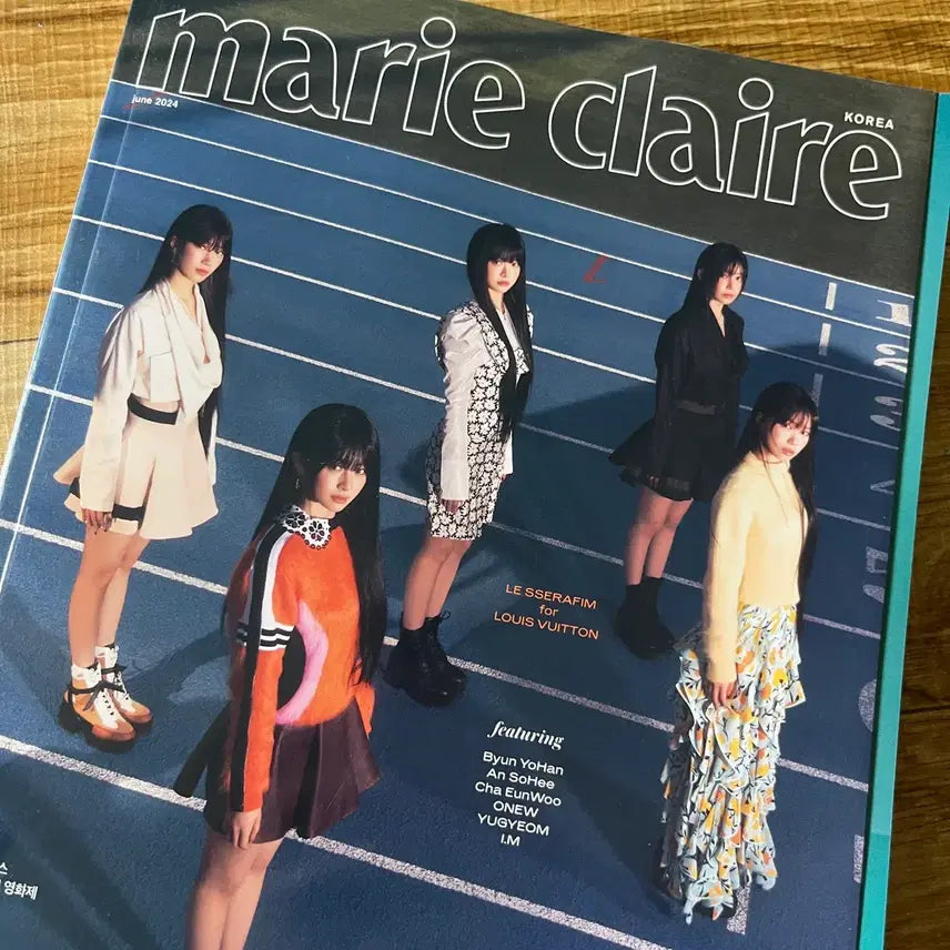 [BUNJANG] Marie Claire Magazine June 2024 Issue: Le Sserafim, Kim Go Eun, Cha Eun Woo, ILLIT, I.M, and More / 잡지 과월호 마리끌레르 2024년 6월호 르세라핌 김고은 홍경 김민하 이솜 우도환 차은우 아일릿 유겸 아이엠 안소희 변요한 온유