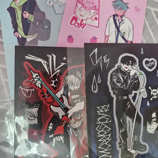 [BUNJANG] A Stage Alien Stage Evan Till Sticker (4ea, Sealed) / 에이스테 에일리언 스테이지 이반 틸 스티커 미개봉 4장