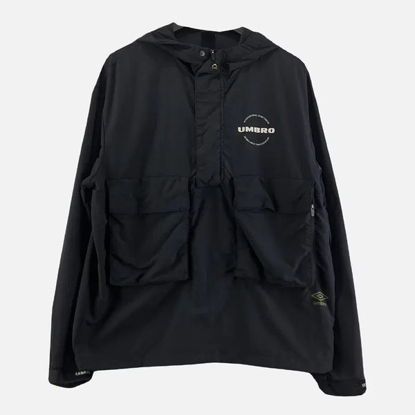 [BUNJANG] Umbro Black Men's Anorak Jacket / 엄브로 블랙 남자 아노락 자켓 90 N8979