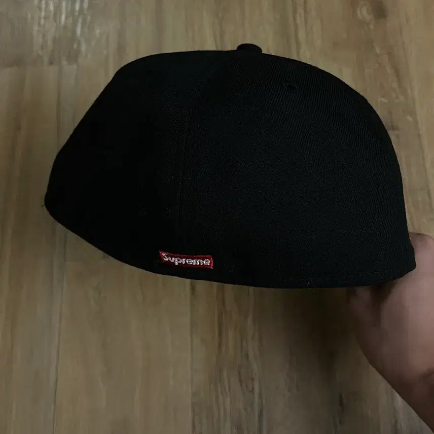 [BUNJANG] Supreme x Homerun S Logo New Era Cap Black / 슈프림 x 홈런 S 로고 뉴에라 블랙 - 7 3/8(58.7cm)