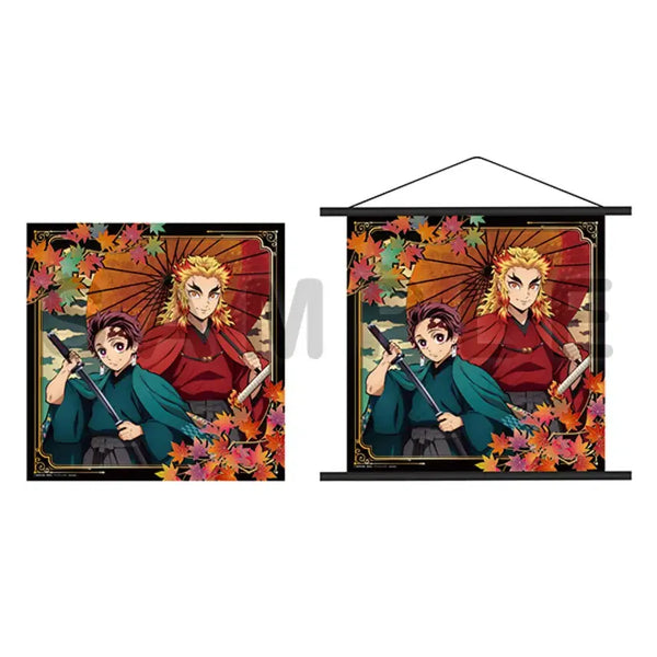[BUNJANG] Demon Slayer Kyojuro Rengoku & Tanjiro Kamado Tapestry / 귀멸의 칼날 렌고쿠 쿄쥬로& 카마도 탄지로 태피스트리