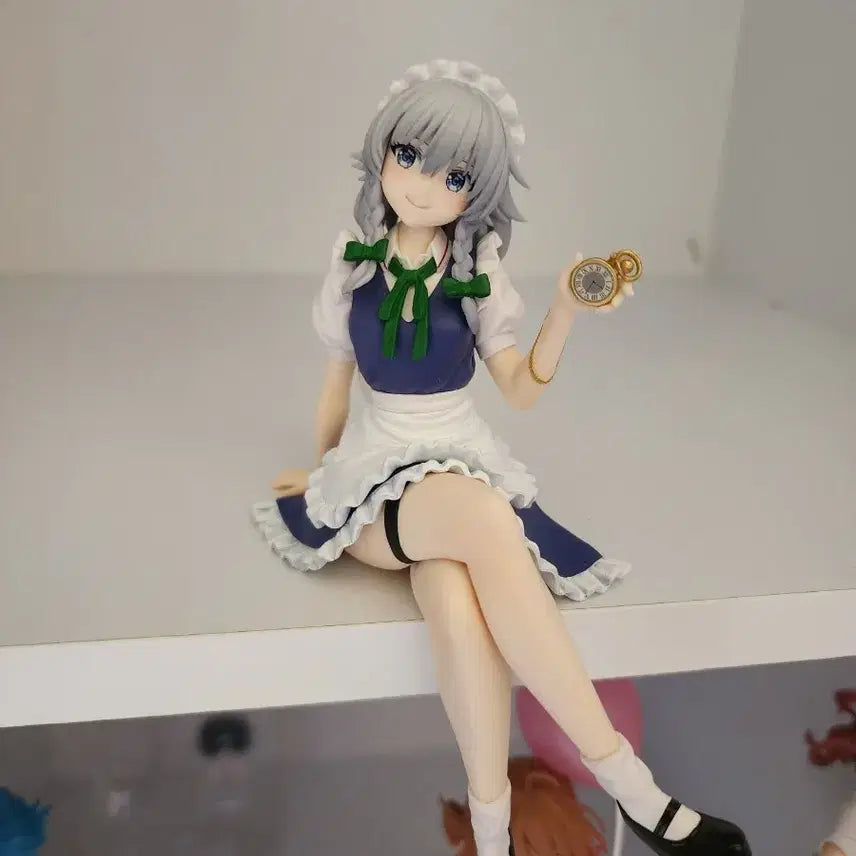 [BUNJANG] Izayoi Sakuya Maid Uniform Figure with Pocket Watch / 이자요이 사쿠야