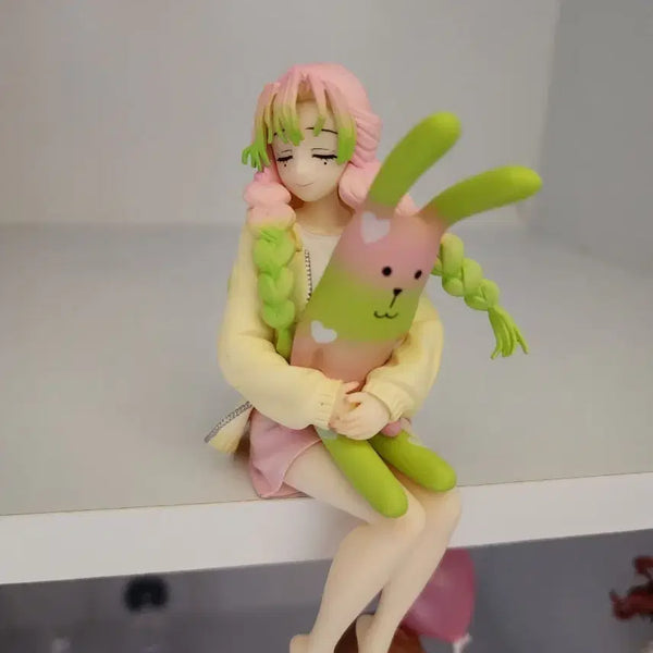 [BUNJANG] Mitsuri Kanroji Figure with Rabbit Plush / 미츠리 피규어