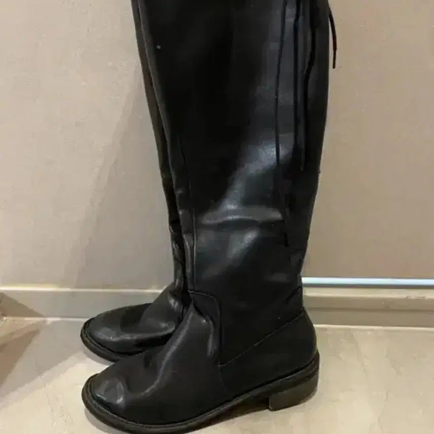 [BUNJANG] Black Long Boots Size 250 / 블랙 롱부츠 250