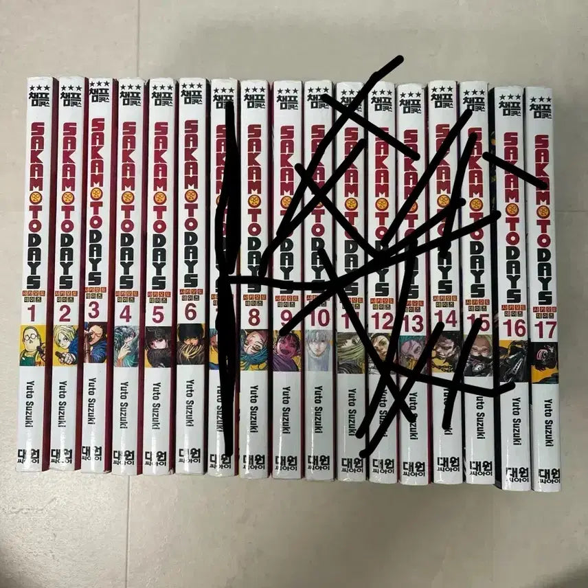 [BUNJANG] Sakamoto Days Manga Volumes 1-6 Set / 사카모토 데이즈 1~6권 일괄판매합니다 빠르게