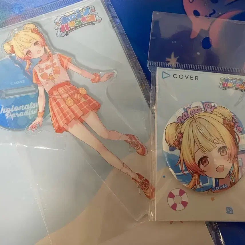 [BUNJANG] Otonose Kanade Hololive Summer Paradise Acrylic Stand & Can Badge Set / 오토노세카나데 홀로나츠 파라다이스 아크릴스탠드&캔뱃지