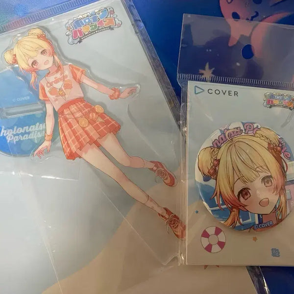 [BUNJANG] Otonose Kanade Hololive Summer Paradise Acrylic Stand & Can Badge Set / 오토노세카나데 홀로나츠 파라다이스 아크릴스탠드&캔뱃지