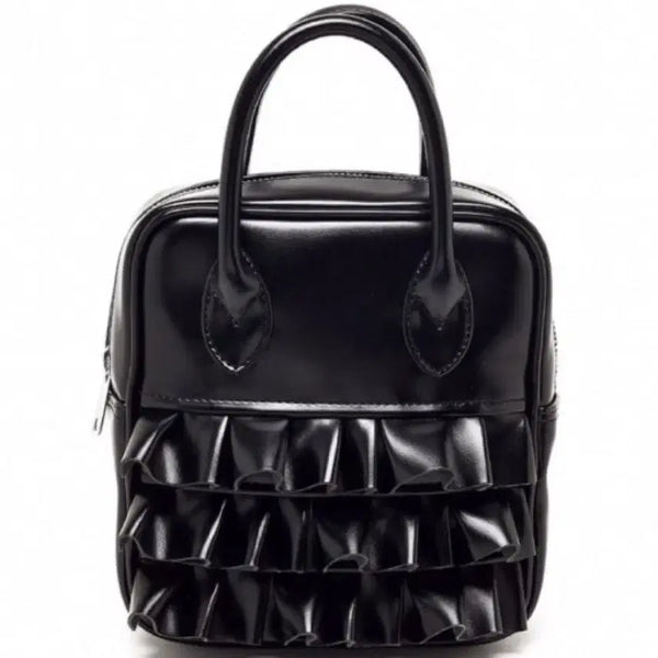 [BUNJANG] Comme des Garçons Frill Bag Black / 꼼데가르송 프릴백 블랙