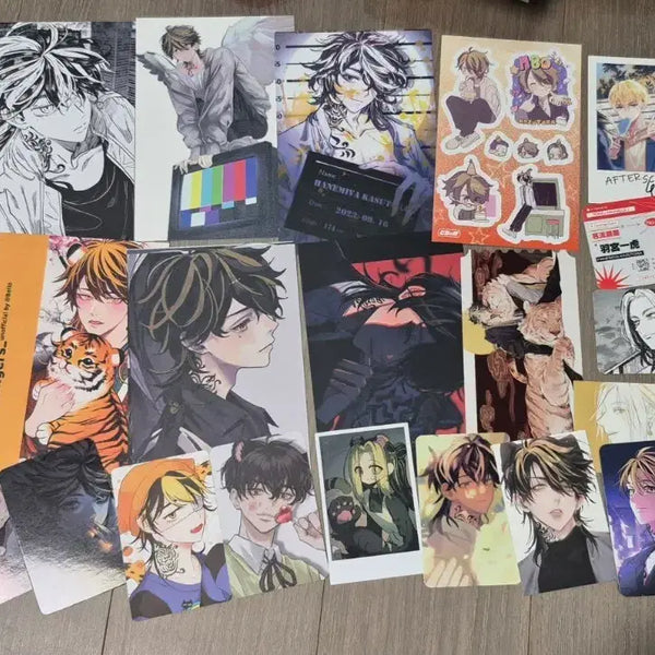 [BUNJANG] Tokyo Revengers Kazutora Hanemiya Photo Card Postcard Goods Set / 도리벤 하네미야 카즈토라 생카 포카 엽서 비공굿 회지 럭드 누이 아크릴