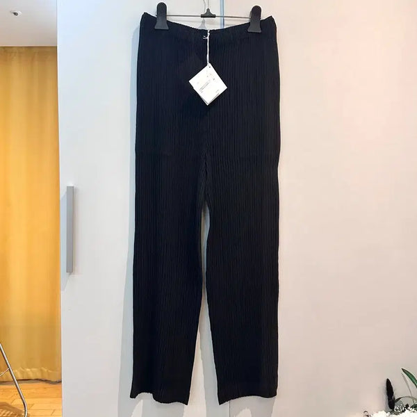 [BUNJANG] Issey Miyake Pleats Please Haching Pants Black / 이세이미야케 해칭 팬츠 블랙 (새상품)