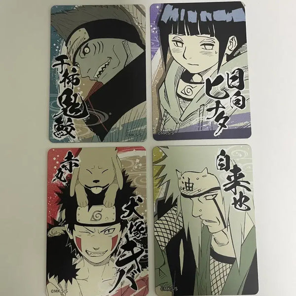 [BUNJANG] Naruto Jump Shop Original Art Magnet Sticker Set - Kisame, Hinata, Kiba, Jiraiya / 나루토 점프샵 원화 마그넷 스티커 자석 키사메 히나타 키바 지라이야 일괄