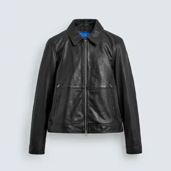 [BUNJANG] Zara x Aaron Levin Sheep Leather Jacket XL / [XL] 자라 x 아론레빈 양가죽 자켓 새상품
