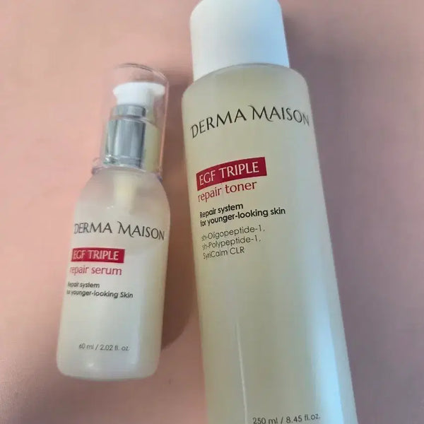 [BUNJANG] Derma Maison EGF Triple Repair Set (Toner, Serum) / 더마메종 EGF 트리플 리페어 세트 (토너, 세럼)
