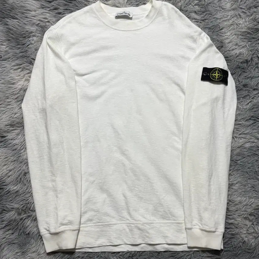 [BUNJANG] Stone Island Sweatshirt White XL / 스톤아일랜드 맨투맨 {size XL}