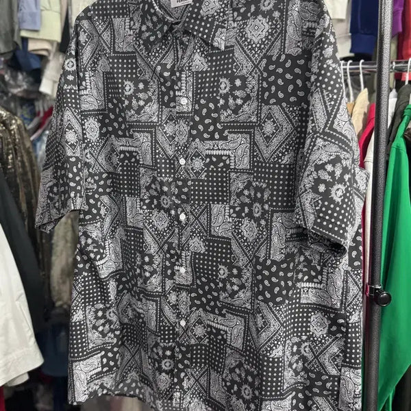 [BUNJANG] PERCENT.B Bandana Pattern Shirt 3XL / PERCENT.B에서  반다나 패턴 셔츠 3Xl