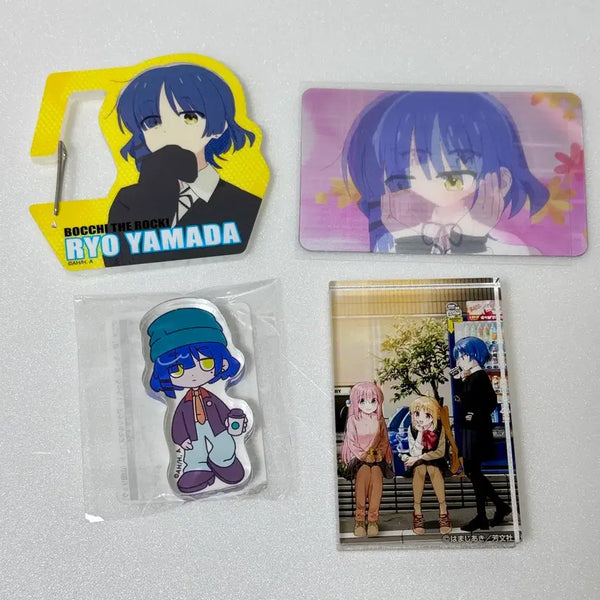 [BUNJANG] Bocchi the Rock! Ryo Yamada Acrylic Badge + Acrylic Corotto + Acrylic Block + Lenticular Photocard Set / 봇치더락 야마다료 아크릴뱃지+아크릴코롯토+아크릴블럭+렌티큘러포카