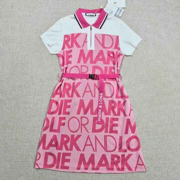 [BUNJANG] Mark &ロナ Golf Dress Pink Size S / 마크앤로나 골프 원피스 핑크