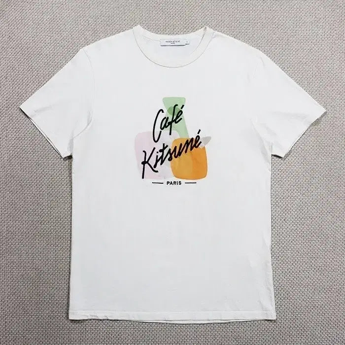 [BUNJANG] Maison Kitsuné Printed T-Shirt / (정품) 메종키츠네 프링팅 반팔티 (100)