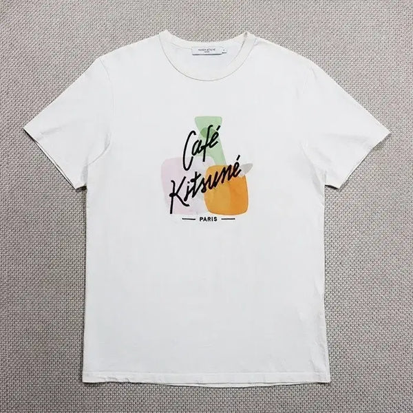 [BUNJANG] Maison Kitsuné Printed T-Shirt / (정품) 메종키츠네 프링팅 반팔티 (100)