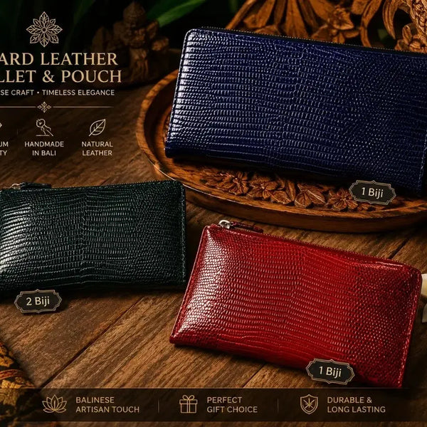 [BUNJANG] Genuine Lizard Leather Wallet / 천연리자드 가죽 지갑