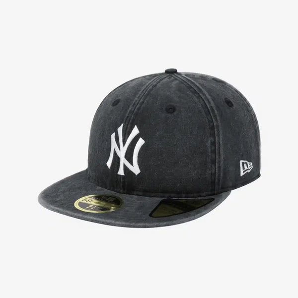 [BUNJANG] MLB New York Yankees Pigment Acid Washing Retro Crown Fitted Cap Black / MLB 뉴욕 양키스 피그먼트 애시드 워싱 레트로 크라운 피티드캡 블랙 판매
