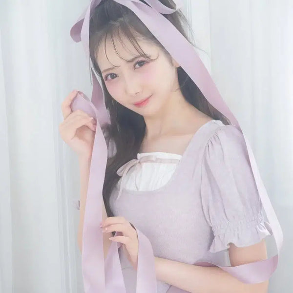 [BUNJANG] Evelyn Square Neck One-Piece Dress / evelyn 에블린 양산형 스퀘어넥 원피스