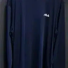 [BUNJANG] Fila Long Sleeve T-Shirt Navy / 휠라 긴팔티 네이비