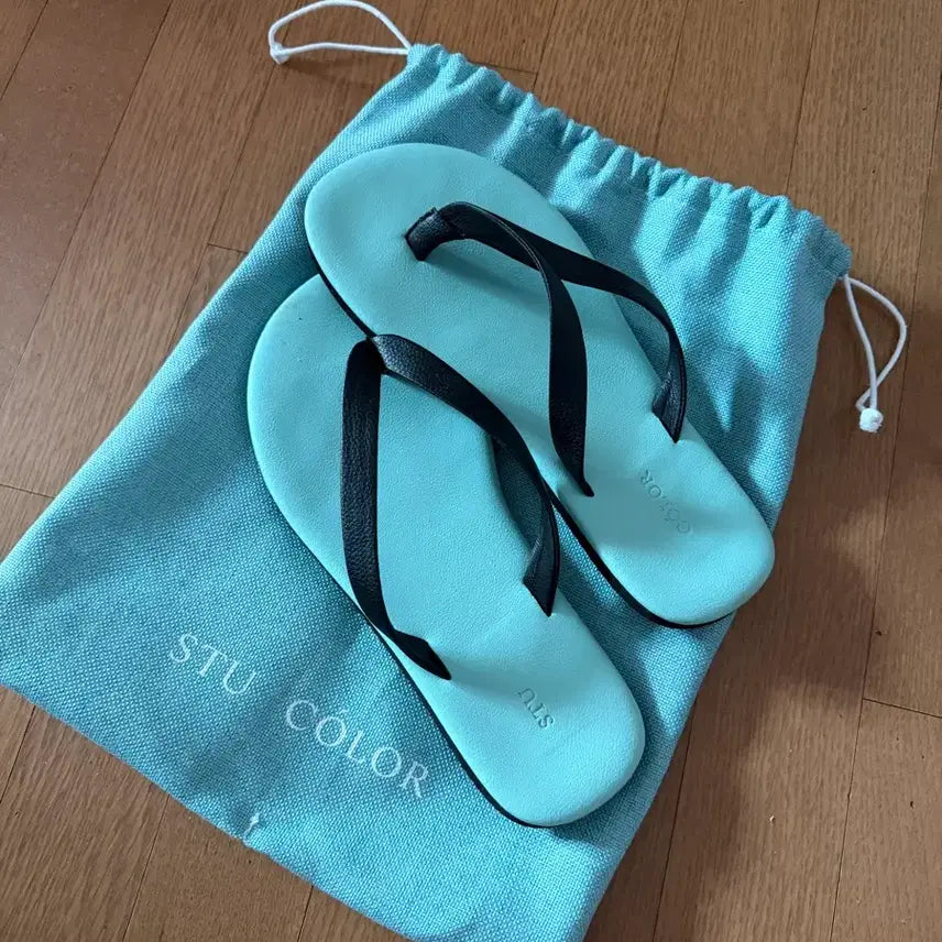 [BUNJANG] STU Mint Flip-Flops / stu 민트 플리플랍
