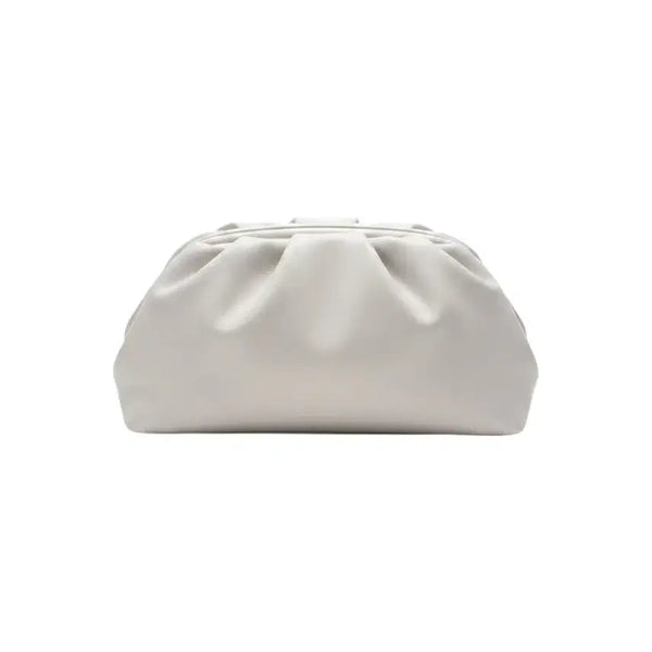 [BUNJANG] Ivory Leather Clutch Bag / 아이보리 레더 클러치백