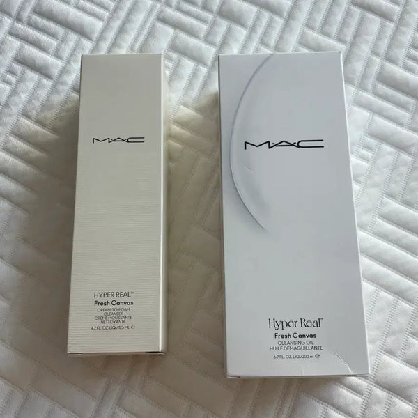 [BUNJANG] MAC Hyper Real Cleansing Oil & Foam Set / (새상품) MAC 맥 하이퍼리얼 클렌징 폼, 오일