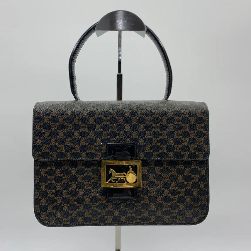 [BUNJANG] Celine Macadam Vintage Top Handle Bag / 267003124 셀린느 마카담 빈티지 탑핸들백