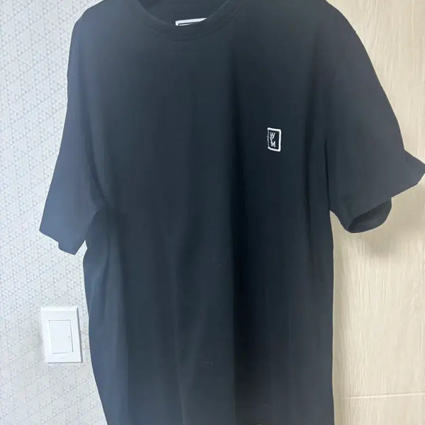 [BUNJANG] Wooyoungmi Paris Back Logo Short Sleeve T-Shirt / 우영미 파리스 백로고 반팔티