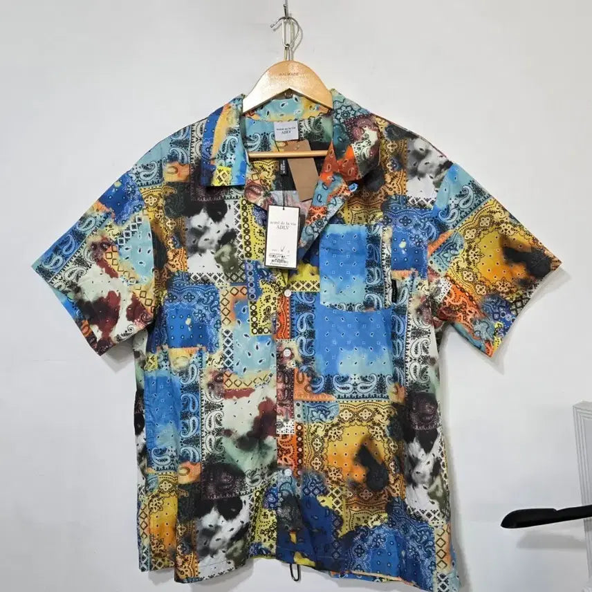 [BUNJANG] ACME DE LA VIE Paisley Short-Sleeve Shirt (New) / 1사이즈)아크메드라비 페이즐리 셔츠반팔(새상품)